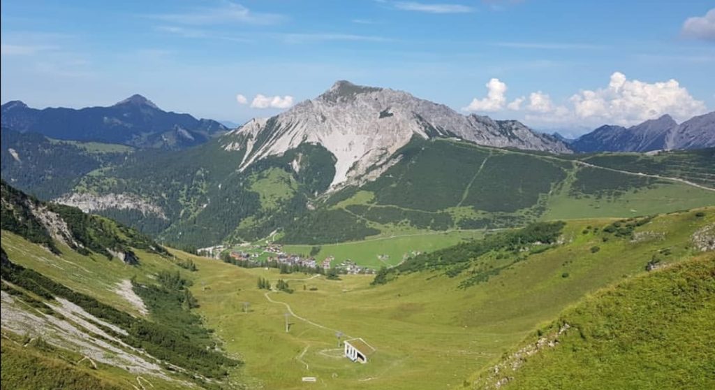 Weekend nel Liechtenstein. Veduta sula valle di Malbun durante il nostro trekking.