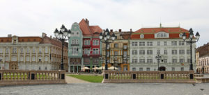 Immagine della Piata Unitii, la piazza principale di Timisoara.