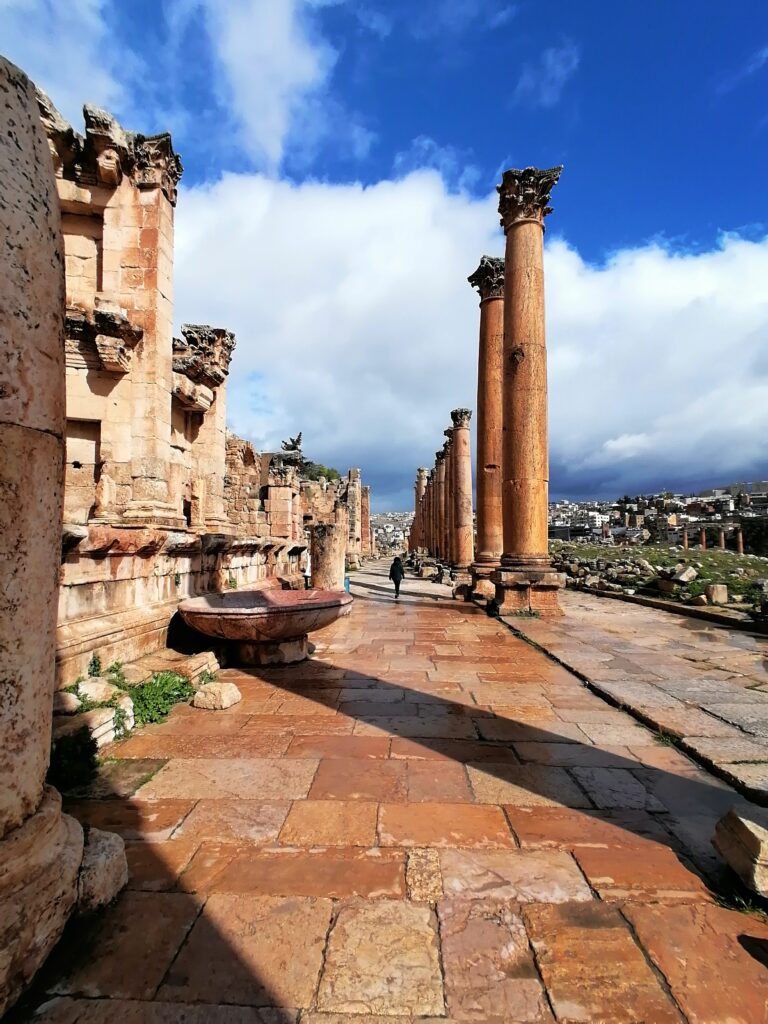 Le rovine dell´antica Jerash.